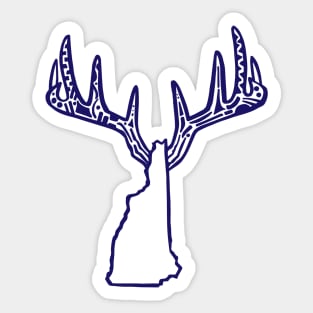 Blue HUNT NH Sticker